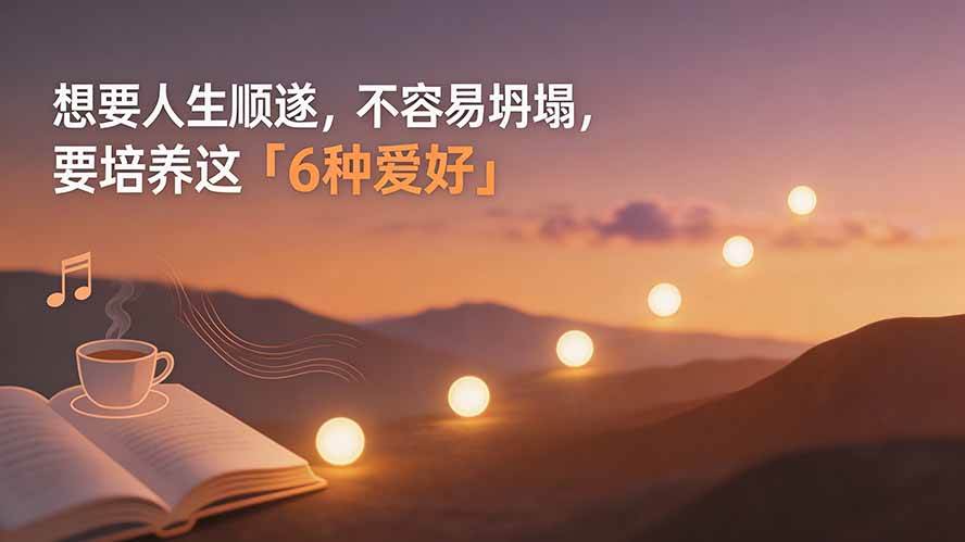 (19638期)付费文章:想要人生顺遂,不容易坍塌,要培养这6种爱好-泰戈创艺资源库