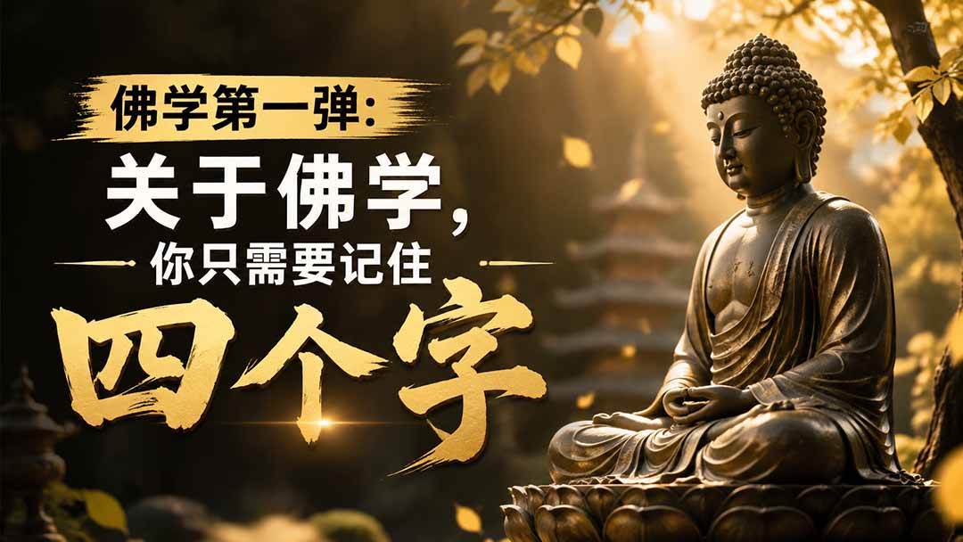 (19728期)付费文章:佛学第一弹:关于佛学,你只需要记住四个字-泰戈创艺资源库