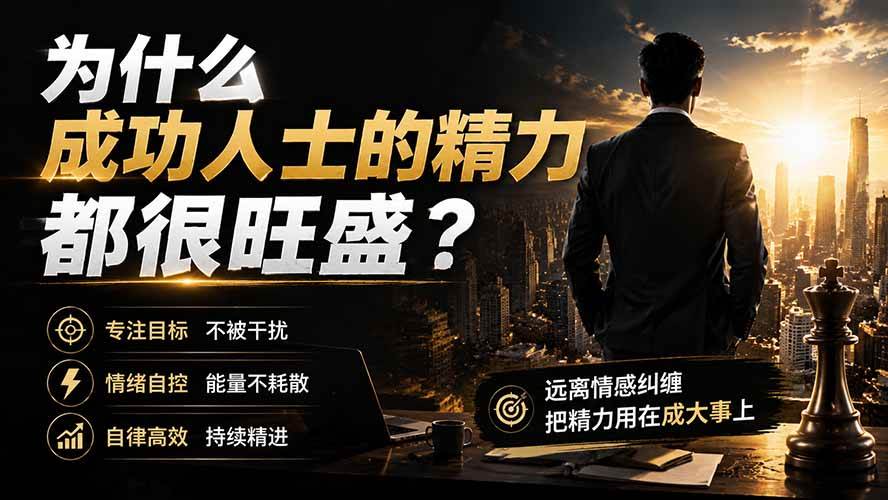 （19754期）付费文章：为什么成功人士的精力都很旺盛？-泰戈创艺资源库