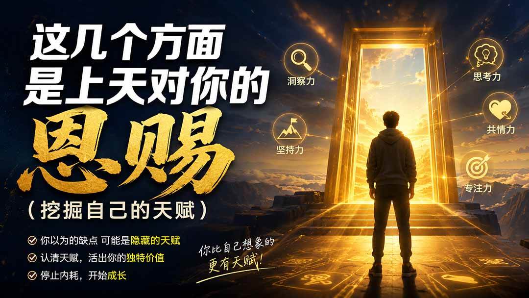 （19964期）付费文章：这几个方面是上天对你的恩赐（挖掘自己的天赋）-泰戈创艺资源库