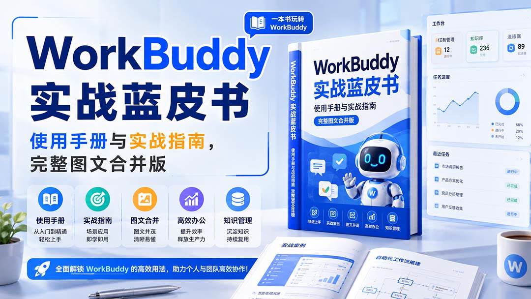 (20106期)WorkBuddy实战蓝皮书,使用手册与实战指南,完整图文合并版-泰戈创艺资源库