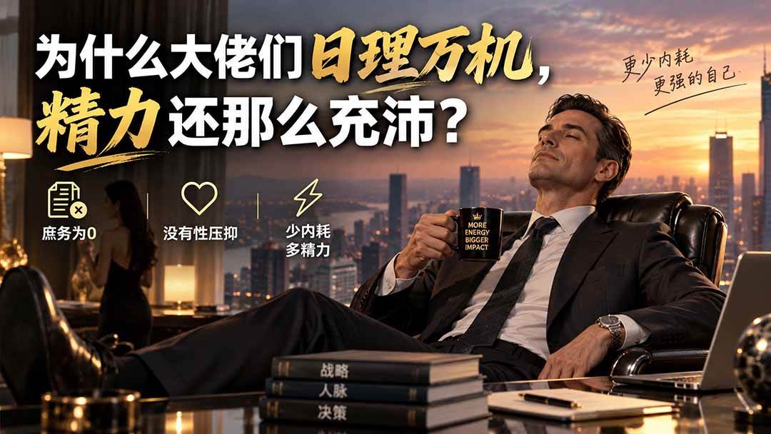 (20244期)付费文章:为什么大佬们日理万机,精力还那么充沛?-泰戈创艺资源库